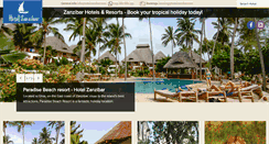 Desktop Screenshot of hotelzanzibar.com